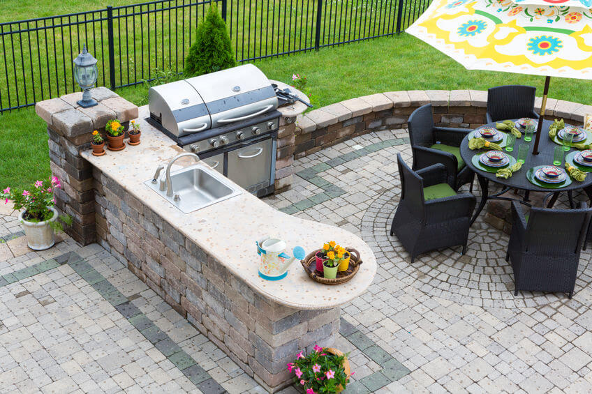 garden kitchen room idea