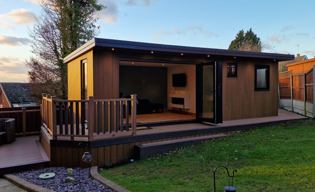 timber cladding for garden room