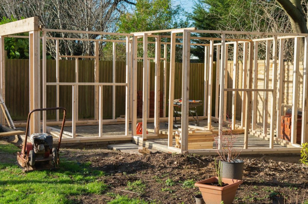 timber frames for garden room
