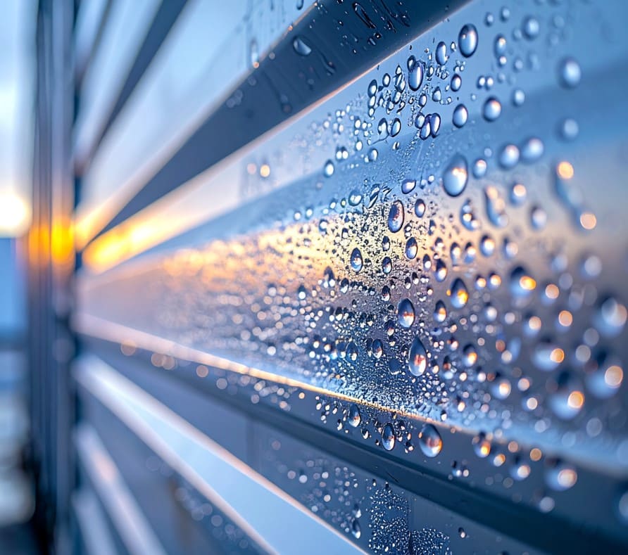 condensation happens in steel framed buildings