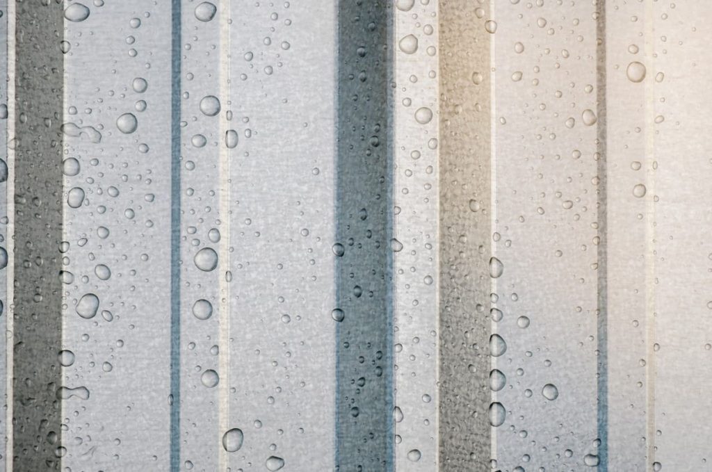 stop condensation in a steel building
