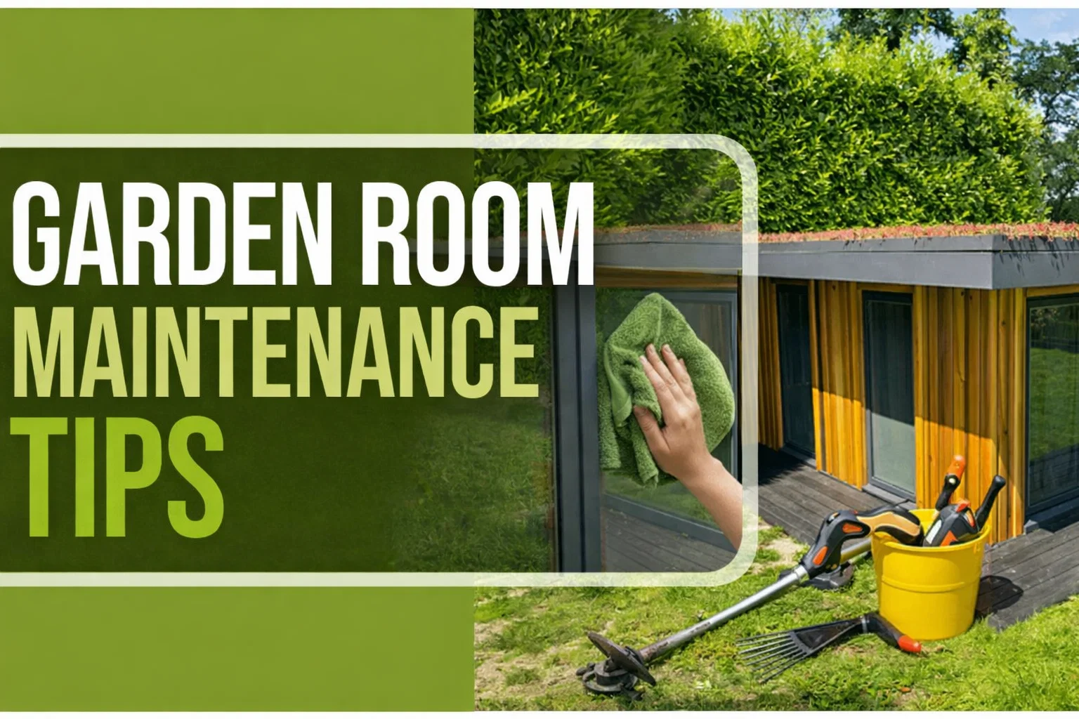 How to Maintain Your Garden Room